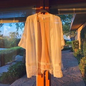 NWT BP Sheer Lace Kimono